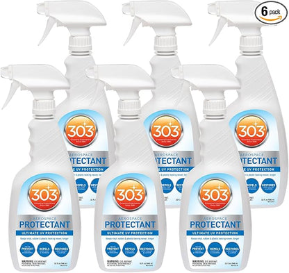 Provides UV protection while helping prevent fading, cracking, and discoloration.