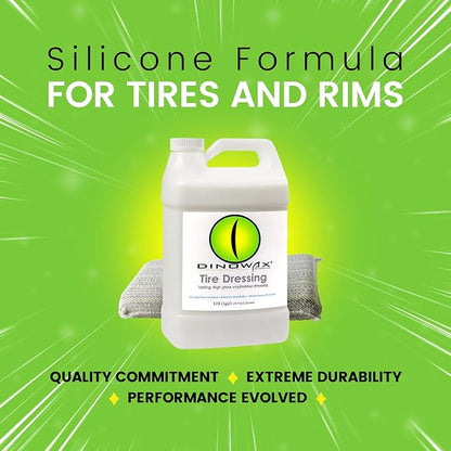 Tire Dressing, Tire Shine, Tire, Vinyl, and Rubber Dressing, Tire and Wheel Care Products 128oz