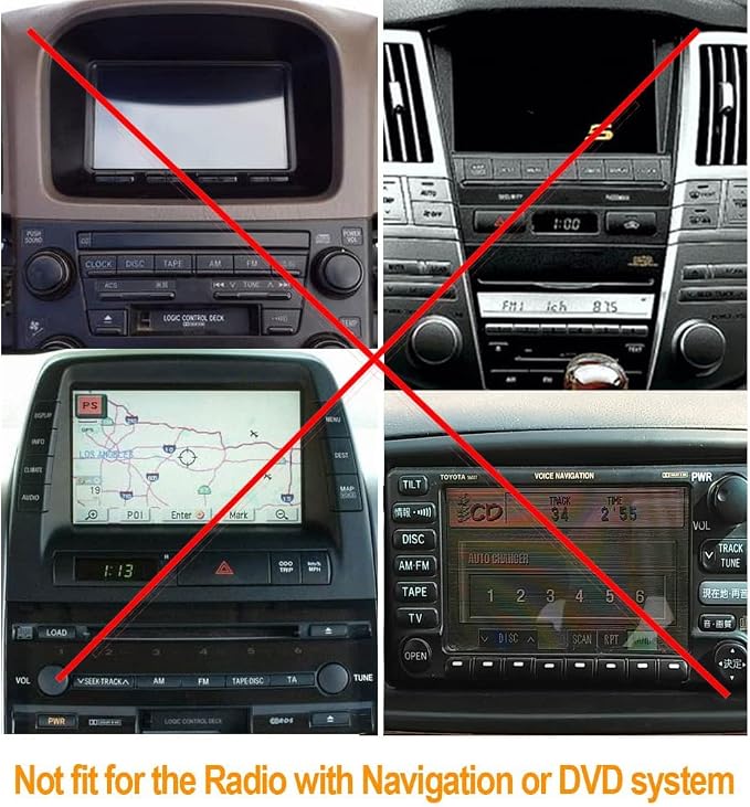 Car Auido AUX Input, 3.5mm AUX Adapter CD Changer for Toyota Camry 2005-2011, Avensis 2003-2011, Corolla 2005-2011, Tacoma 2004-2008, RAV4 2004-2011