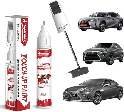 1H9 Nebula Gray Pearl Car Touch Up Paint for Lexus, Color Accurate Two-In-One Car Paint Scratch Repair Pen, Professional Scratch Remover for Vehicles Chips and Nicks Scuff