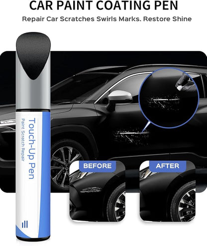 218 Attitude/Midnight Black Metallic Touch Up Paint Compatible with Toyota Exact Match Chips and Nicks Touch Up