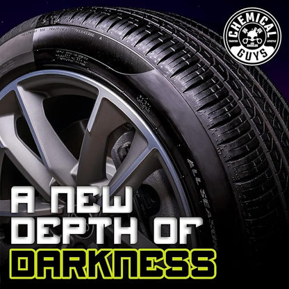 Chemical Guys Galactic Black Wet Look Tire Shine Dressing, for a Whole New Level of Shine and Depth of Black, Safe for Cars, Trucks, Motorcycles, RVs & More, 128 fl oz - TVD118