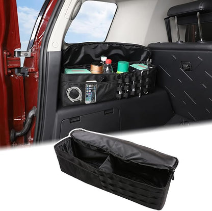 Aunginsy Car Trunk Organizer Compatible with Toyota FJ Cruiser 2007-2021+, 1PCS Left Side Trunk Storage Bag Backseat Hanging Storage Multi-Compartment Oxford Cloth Space Saving Interior Accessories