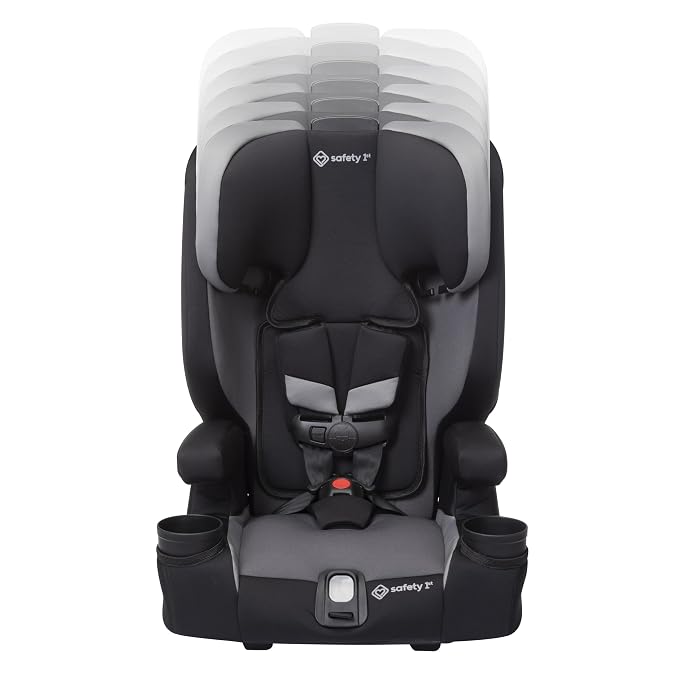 Safety 1st Boost-and-Go Essential 3-in-1 Booster Car Seat, Highback & Backless Modes, Lightweight, Easy Install, Labrador II