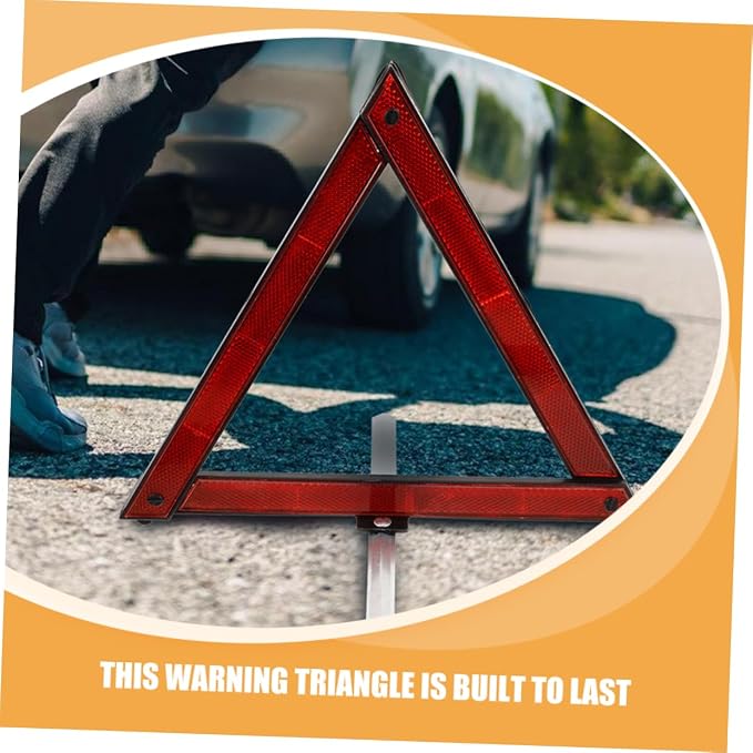 MAGICLULU 5pcs Car Safety Reflectors Warning Safety Triangle Reflective Sign Emergency Roadside Kit for Vehicle
