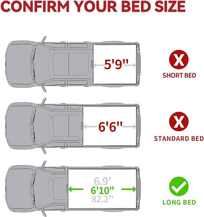 YITAMOTOR Hard Tri-fold Truck Bed Tonneau Cover Fits for Chevy Silverado/GMC Sierra 2500 3500 HD 2020-2026 6.9 ft Bed