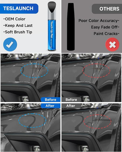 NH-737M Polished Metal Metallic Touch Up Paint Compatible with Honda Exact Match Touch Up Paint Car Scratch Repair