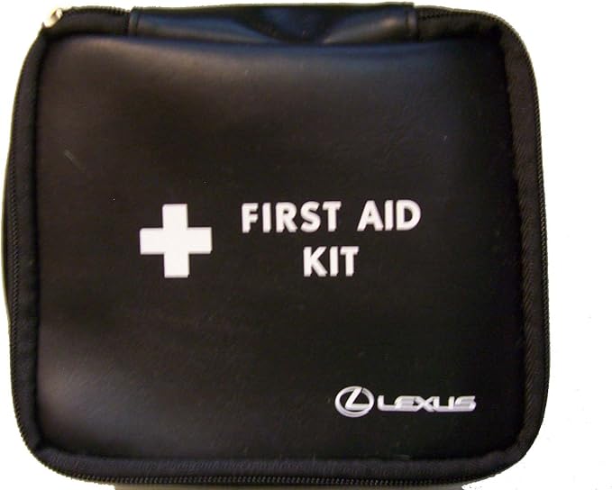 LEXUS OEM First Aid Car Auto Kit White Logo