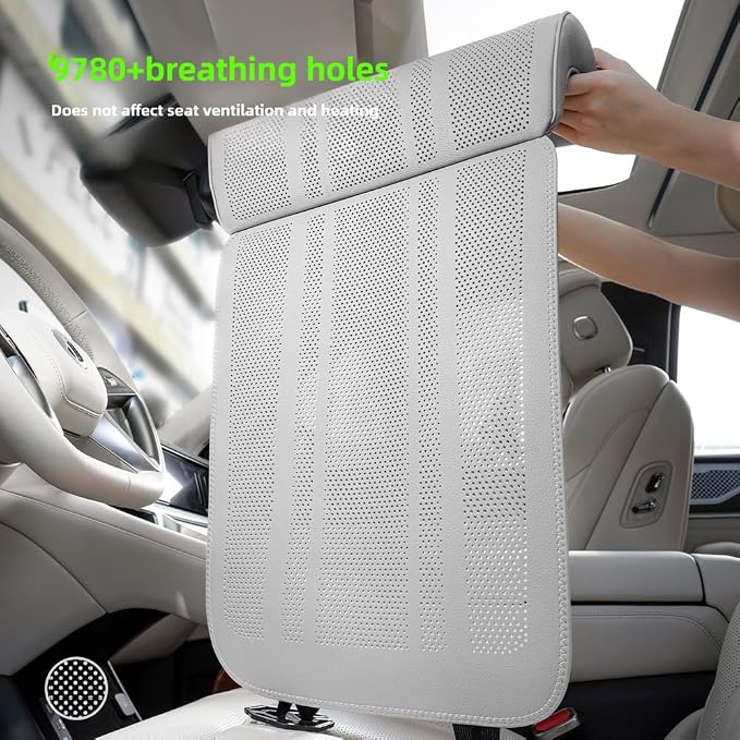 Car Seat Leg Support Extension Cushion for Car Driver Seat Extender Pad Leg Support Seat Pillow For Auid Q5 BMW X5 Toyota RAV4 Ford F150 Hyundai Tucson Honda CRV etc Universal Seat Cushion (white)