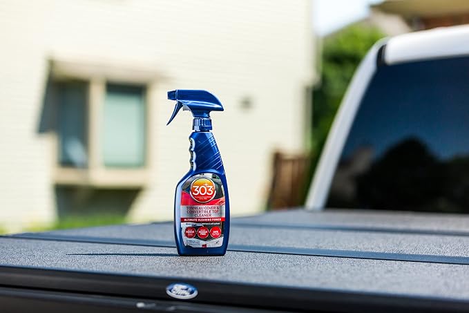 303 Products 30571CSR Tonneau Cover and Convertible Top Cleaner - Vinyl and Fabric Top Cleaner - Ultimate Cleaning Power - Helps Remove Tough Stains - Rinses Residue Free - 16 fl. oz. Packaging May Vary