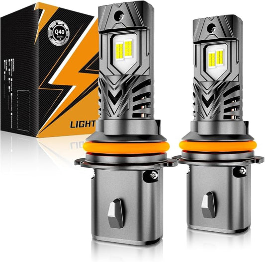 Auxbeam 9007 Fog Lights, Q40 Series 30000LM 800% Brighter Powersports Light For UTV ATV Offroad Use