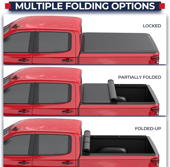MOSTPLUS Roll-Up Soft Vinyl Truck Bed Tonneau Cover Compatible with 2004-2006 Chevrolet Chevy Silverado/GMC Sierra 1500 2500 3500 Fleetside 5.8 FT Bed 69 inch Fleetside