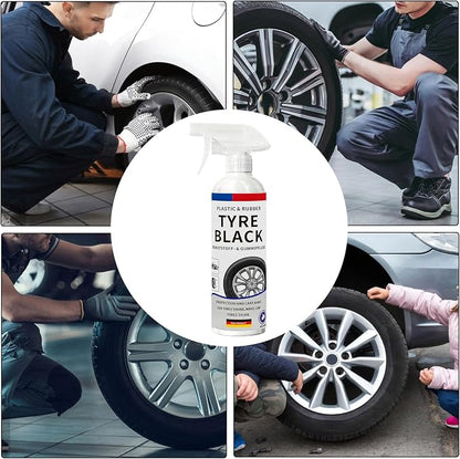 Tire Shine Spray - Instant Tyre Dressing | Trim Dressing Spray, Vehicle Tyre Cleaning Product, Automotive Wheel Protectant for Trucks Sedans Rvs Suvs Auto Enthusiasts Fleet Managers Vehicle