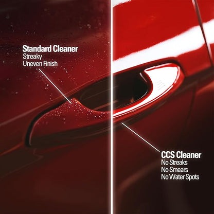 CCS Multi Surface Cleaner - Bug Remover for Motorcycles, Cars, Trucks, RVs, Boats - Polymer Chain Clear Coat Ceramic Alternative - Top Coat Shine and Protection Technology (CCS Pro Pack)