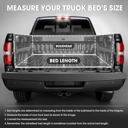 DNA MOTORING Truck Bed Soft Vinyl Roll-Up Tonneau Cover Compatible with 94-10 Dodge Ram 1500 2500 3500 / 11-18 Ram 1500 2500 3500, TTC-RU-022