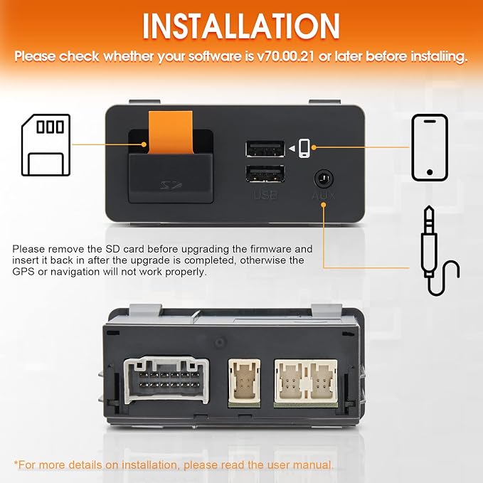 Carplay Adapter Auto Retrofit Kit Compatible with Mazda 2/3/6/CX3/CX5/CX9/MX5/FIAT 124 2014-2021 Carplay Adapter Interface Port Fits MZD Connect System TK78-66-9U0C 00008FZ34