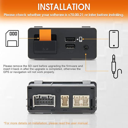 Carplay Adapter Auto Retrofit Kit Compatible with Mazda 2/3/6/CX3/CX5/CX9/MX5/FIAT 124 2014-2021 Carplay Adapter Interface Port Fits MZD Connect System TK78-66-9U0C 00008FZ34