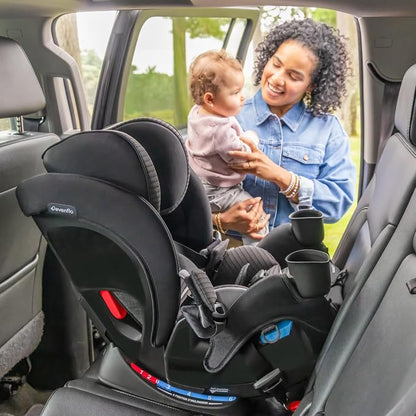 Evenflo All4Stages Slim 4-in-1 Convertible Car Seat (Baldwin Gray)