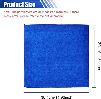 2PCS Car Clay Towel, No-Scratch Auto Detailing Clay Cloth, Microfiber Clay Bar Towel, Fine Grade Car Chamois Towel, DIY Detail Towel for Car Care, Paint Contaminant Removal and Polishing