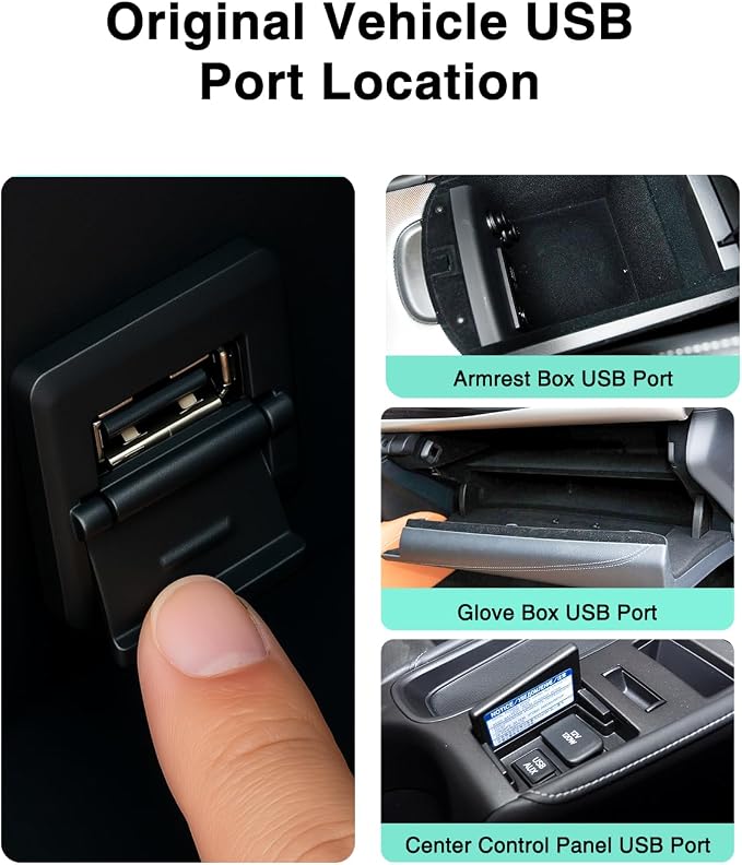 USB Bluetooth Car Adapter aptX-HD Sound- Compatible with Infiniti, Honda,Toyota,Lexus, GMC,Volvo,Ford,Mazda Without Car Bluetooth