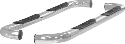 ARIES 204076-2 3-Inch Round Polished Stainless Steel Nerf Bars, No-Drill, Fits Select Hummer H3