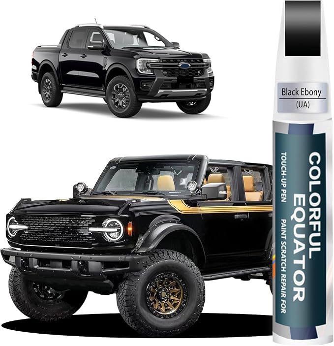 UA/UD/M6373/M6877 Black Ebony Touch Up Paint for Ford, Car Paint Pen Scratch Repair Two-In-One Touch Up Paint, Premium Car Scratch Remover for Deep Scratches