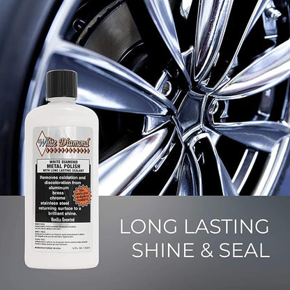 Schultz Laboratories Metal Polish - Perfect for Stainless Steel, Brass, Aluminum, Chrome, Gold, Silver - Multi-Purpose Cleaner, Sealant, Rust Remover/Preventer for Cars, Jewelry, Boats & More - 6 Pack
