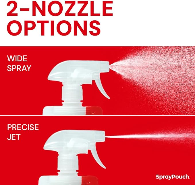 VViViD Spray Pouch Heavy Duty for Automotive Detailing, PPF and Vinyl Installation, Multi-Functional Cleaner for Cars, Trucks & all Vehicles, Refillable 16.9oz (500ml) Bags (Pack of 5)