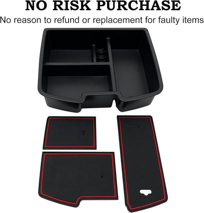 fit for Center Console Organizer Tray 2007-2014 GMC Sierra Chevy Silverado Tahoe Yukon Suburban - GM Vehicles Accessories Replaces 19166288