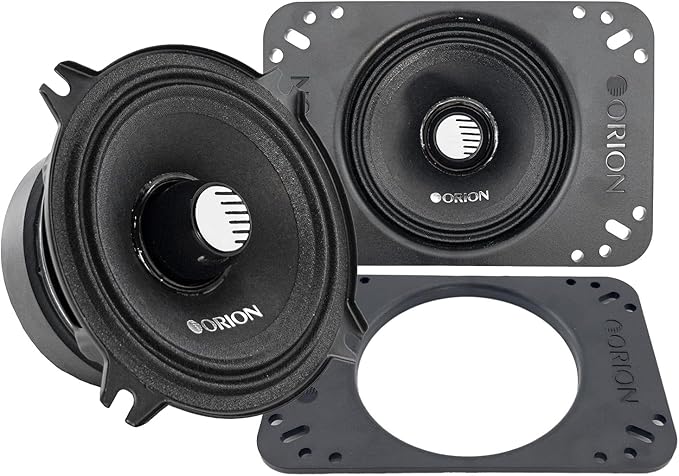 ORION Cobalt CM452 High Efficiency 4" / 4x6 Mid-Range Bullet Loudspeakers, 400W Max Power, 100W RMS, 2 Ohm, 1.2" Voice Coil - Pro Car Audio Stereo, Midrange Speakers (Pair)