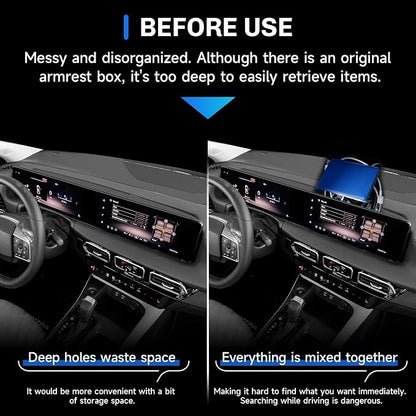 SXCY for 2026 Nissan Sentra Dashboard Organizer Tray for 2026 Nissan Sentra Accessories Screen Back Console Tray 2026 Sentra Behind Dash Console Organizer Screen Behind Phone Organizer
