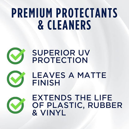 303 Products Automotive Protectant Wipes - Helps Prevent Fading & Cracking, Repels Dust, Lint & Staining, Superior UV Protection & Restores Lost Color, Exterior & Interior Car Cleaning Supplies