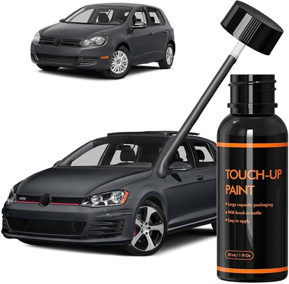 LA9W Carbon Steel Touch Up Paint for Volkswagen, DIY Car Paint Scratch Repair Kit, Automotive Paints, Quick & Easy Fix Scratch Repair for GTI/Golf