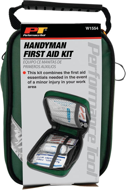 Performance Tool W1554 Handyman First Aid Kit