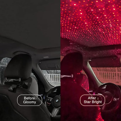Star Projector Night Light, Car Accessories for Women and Men, Romantic Car Led Lights Interior, Adjustable Interior Car Lights Fit Car, Roof, Bedroom, Plug and Play, Car Decor, Room Decor, Home Decor