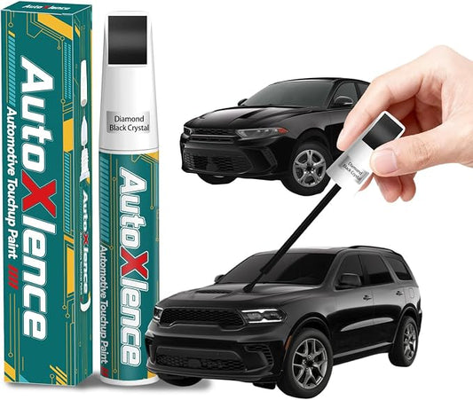 Diamond Black Crystal(PXJ/KXJ) Touch Up Paint Compatible with Dodge Car Paint Pen Scratch Repair Automotive Scratch Remover Fix Exact Color Match