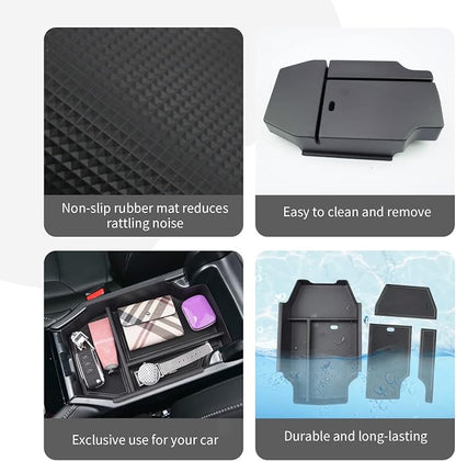 CDEFG 2023 2024 2025 2026 Accord Center Console Accessory Organizer for 2023-2026 Honda Accord Sport EX-L L Touring LX EX Middle Console Tray Armrest Storage Box