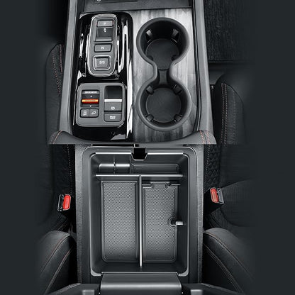 BIBIBO 2Pack for 2026 Honda Passport Center Console Organizer for 2026 Honda Passport Console Organizer+Cup Holder 2026 Passport Accessories 2026 Passport
