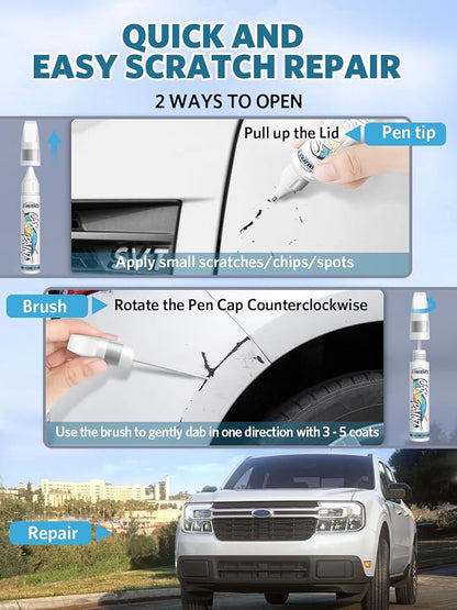 Sarge Green(PGG) Touch Up Paint for Jeep, Car Paint Scratch Repair Remover Pen Color Exact Match, Quick and Easy Fix Automotive Chips and Nicks Scuff
