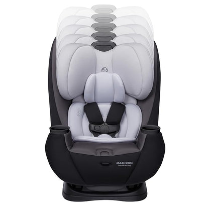 Maxi-Cosi Pria All-in-One Convertible Car Seat, Infant to Toddler Car Seat, Easy-Install Harness, Machine-Washable Cover, 5-100 lbs, Blackened Pearl 2