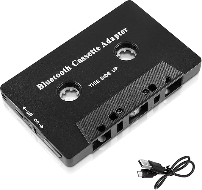Cassette Bluetooth Adapter for Car, Wireless 5.1 Bluetooth Cassette Adapter, Wireless Cassette Receiver for Car