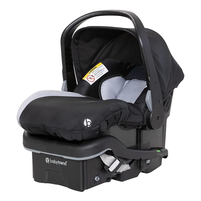 Baby Trend Infant and Toddler Double Stroller & Car Seat Combo, 2 Pc Set, Stormy - Lightweight and Compact Travel Stroller and Carseat Tandem for Babies, Infants, and Toddlers