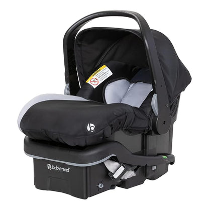 Baby Trend Infant and Toddler Double Stroller & Car Seat Combo, 2 Pc Set, Stormy - Lightweight and Compact Travel Stroller and Carseat Tandem for Babies, Infants, and Toddlers