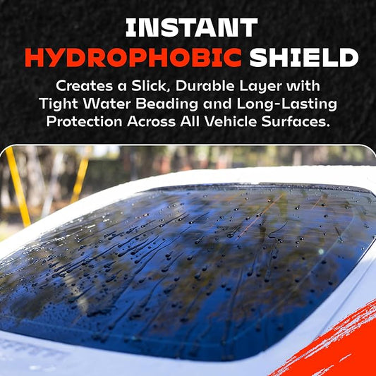 BLAZON Ceramic Detailer Spray Coating- Hydrophobic Shine & Surface Protection- Glossy Ceramic Clear Coat Paint Sealant- Cars, Trucks, Motorcycles, RVs, Boats & More- 16 fl oz