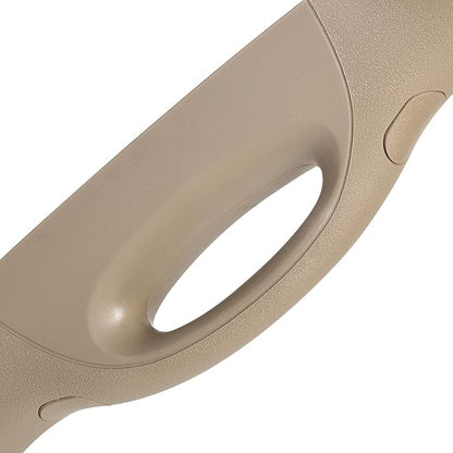 ECOTRIC Pair A Pillar Interior Trim Grab Handle Driver Passenger Side Compatible with 2004-2008 Ford F150 F-150 Replacement for 4L3Z-1503599-AAC 4L3Z-1503598-AAC (TAN)