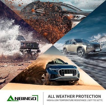 ANBINGO®Fit for Dodge Ram Floor Mats 2019-2024 Ram 1500 Crew Cab New Body with Original Storage(NOT Classic Models) All Weather Mat for Dodge TPE Car Mat Rugs for Rubber Trunk Carpet