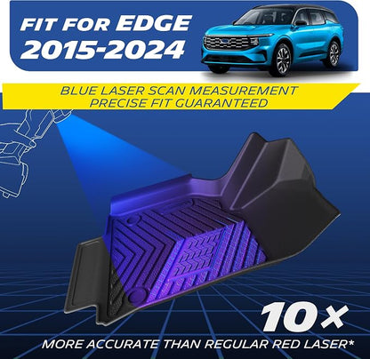 Michelin Vehicle Mats, All-Weather TPE Custom Fit Liner for 2015-2024 Ford Edge, Premier