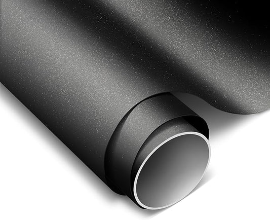 ColorFusion PPF by VViViD, Matte Stealth Metallic Black Dry Apply PPF Vinyl Car Wrap Roll 60ft x 5ft