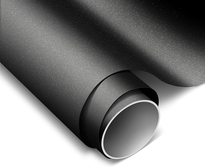 ColorFusion PPF by VViViD, Matte Stealth Metallic Black Dry Apply PPF Vinyl Car Wrap Roll 6ft x 5ft