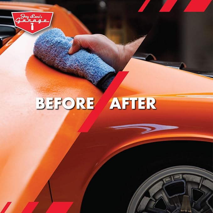 Jay Leno's Garage Quick Detailer Spray – Car Detailing Spray and Auto Detailer Spray for a High Gloss Finish, Fast Shine Car Exterior Cleaner and Everyday Easy Quick Detail Automotive Cleaner (16 oz)